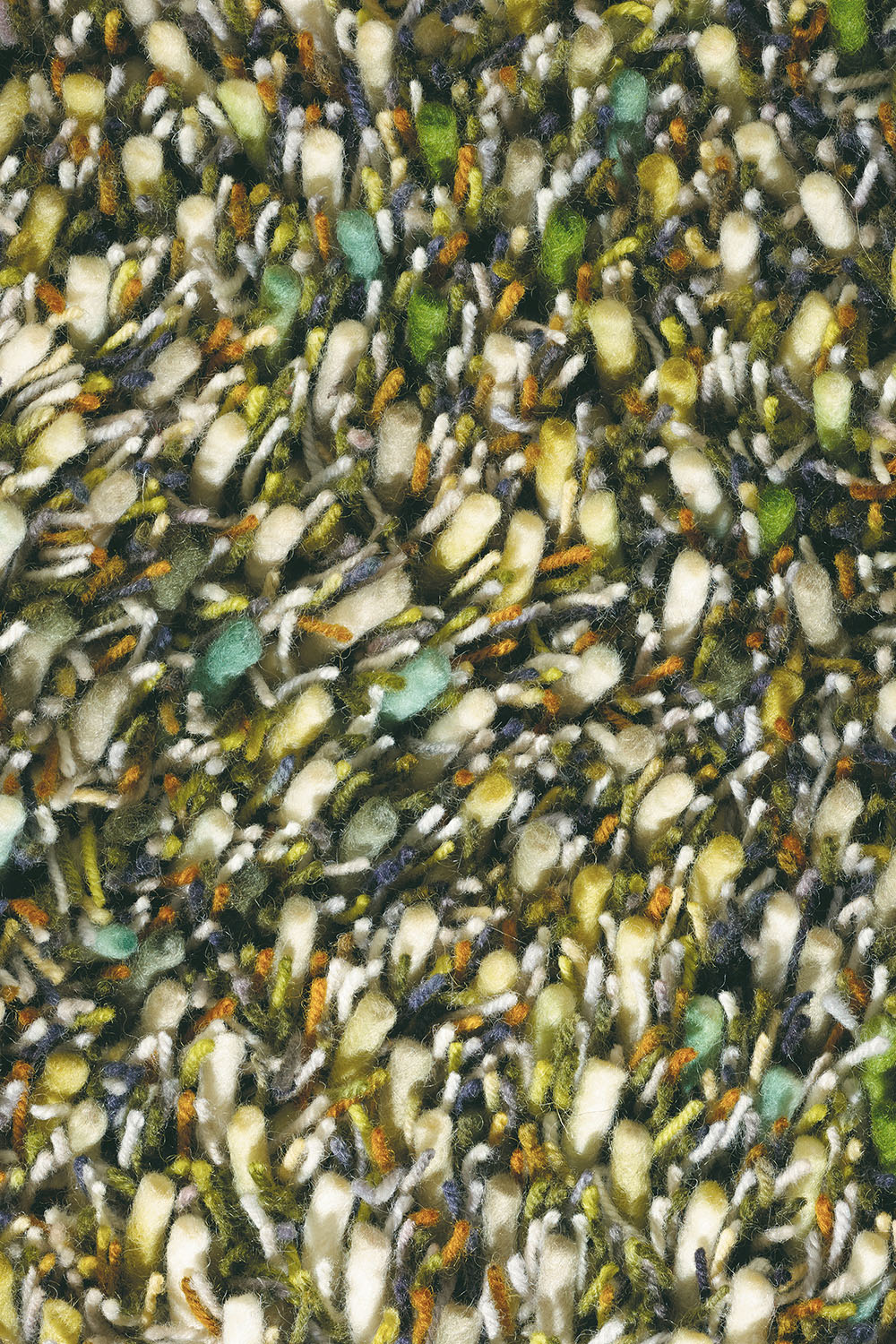Teppich mit langem Flor SPRING hellgrün