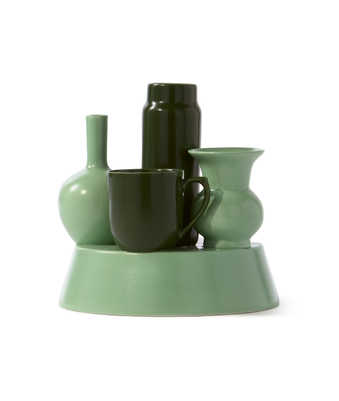 HONG KONG Vase grün