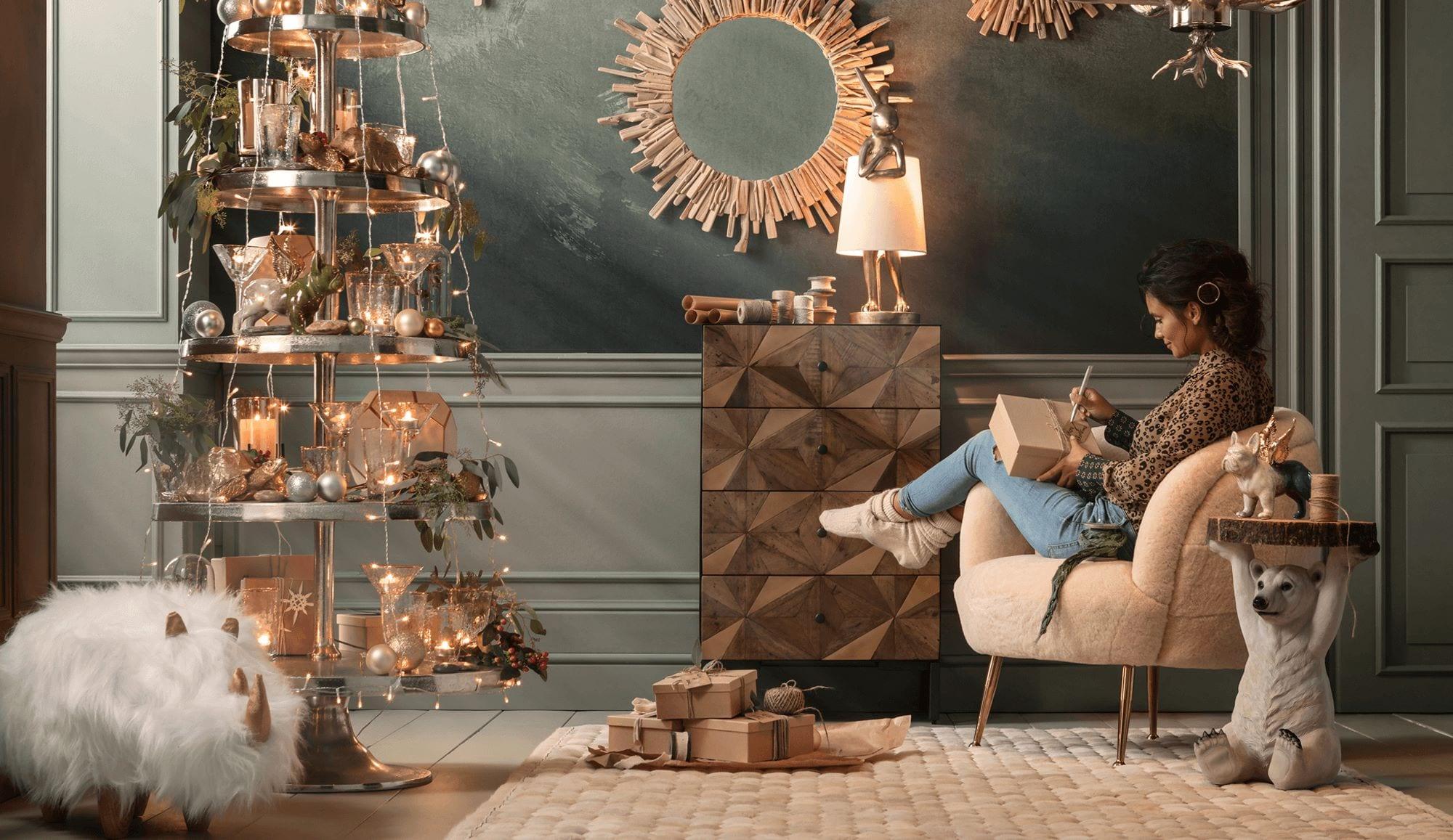 [brak] Lampa stołowa złota w kształcie królika Kare Design    Eye on Design