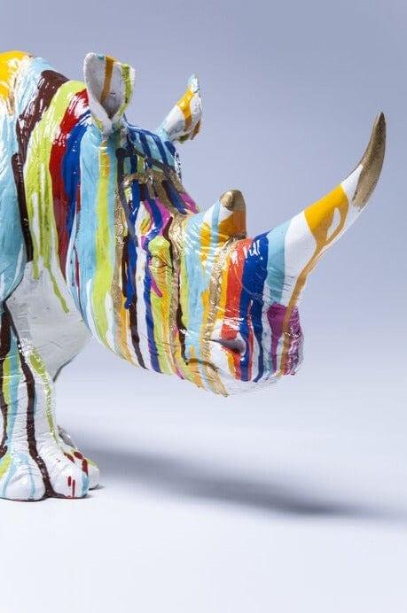 Figurka dekoracyjna RHINOCEROS wielokolorowy Kare Design    Eye on Design