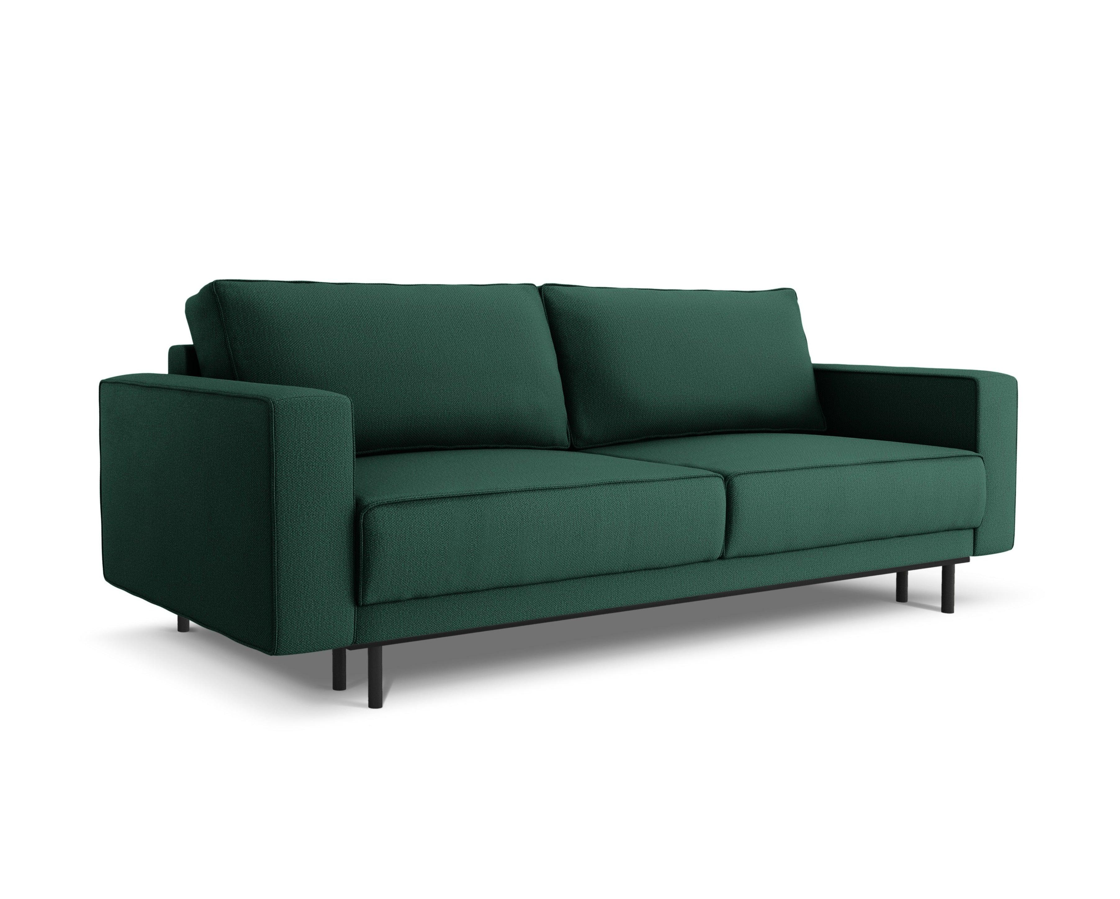 Sofa z funkcją spania CARO zielony Micadoni    Eye on Design