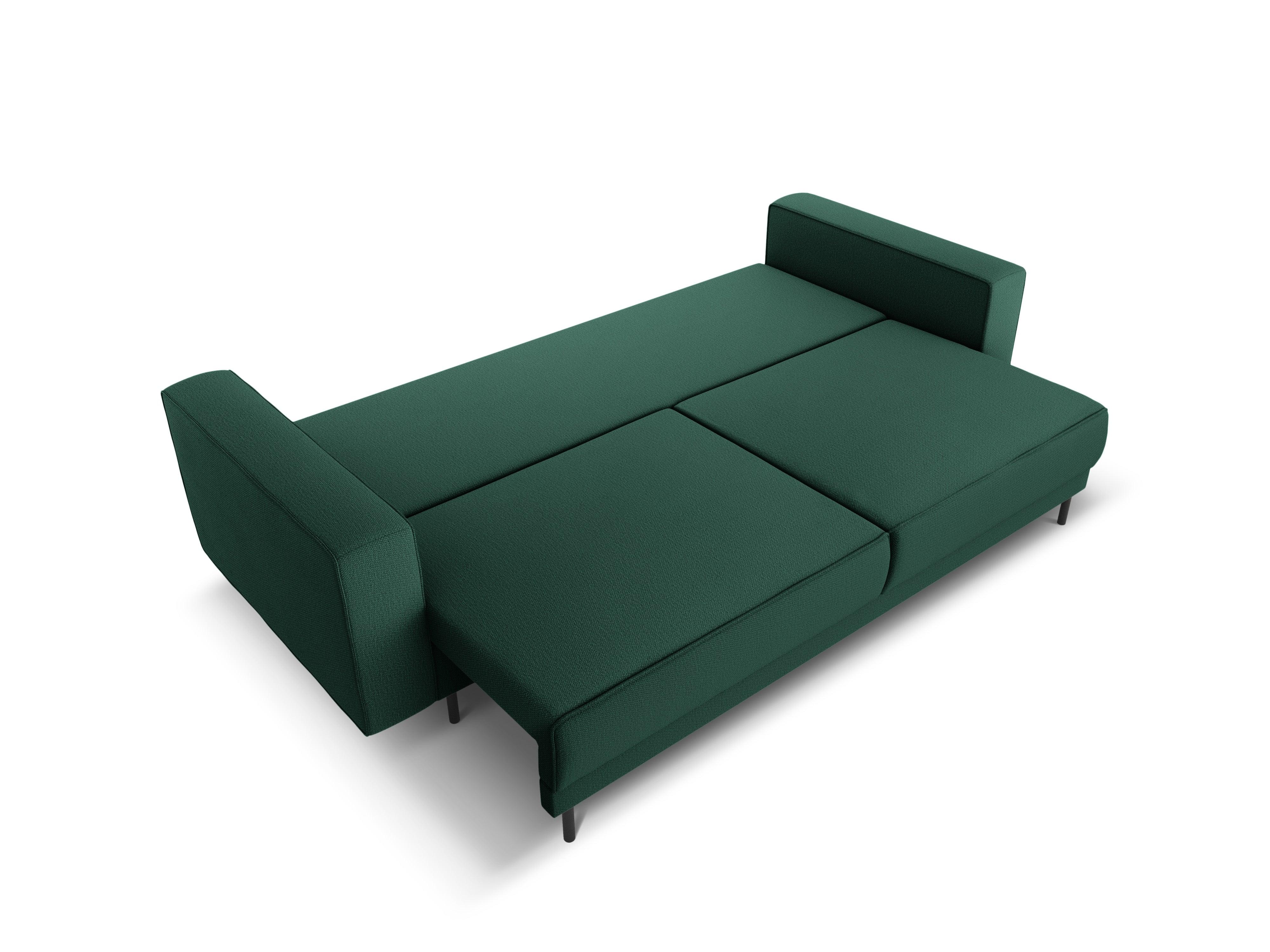 Sofa z funkcją spania CARO zielony Micadoni    Eye on Design