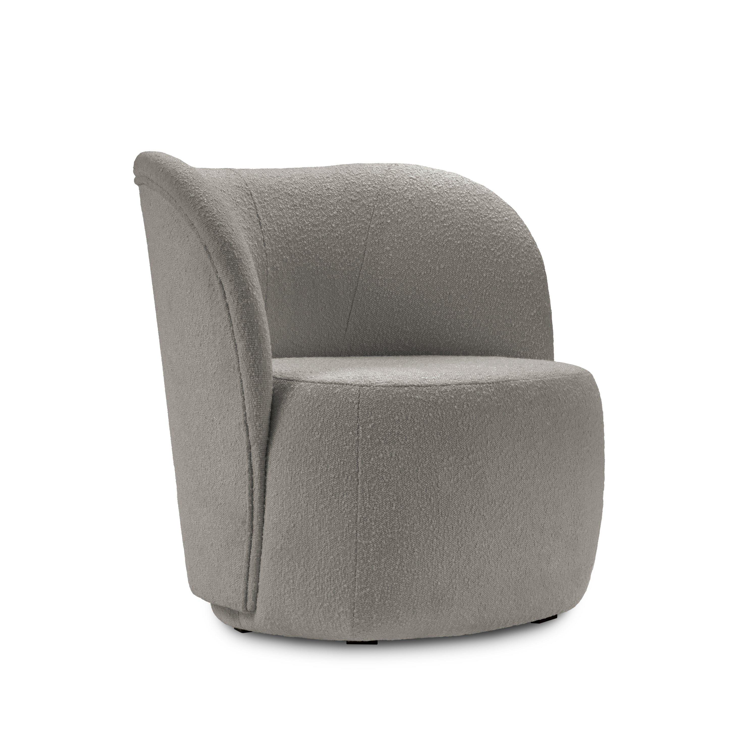 Fotel SAAMIT boucle szary Micadoni    Eye on Design