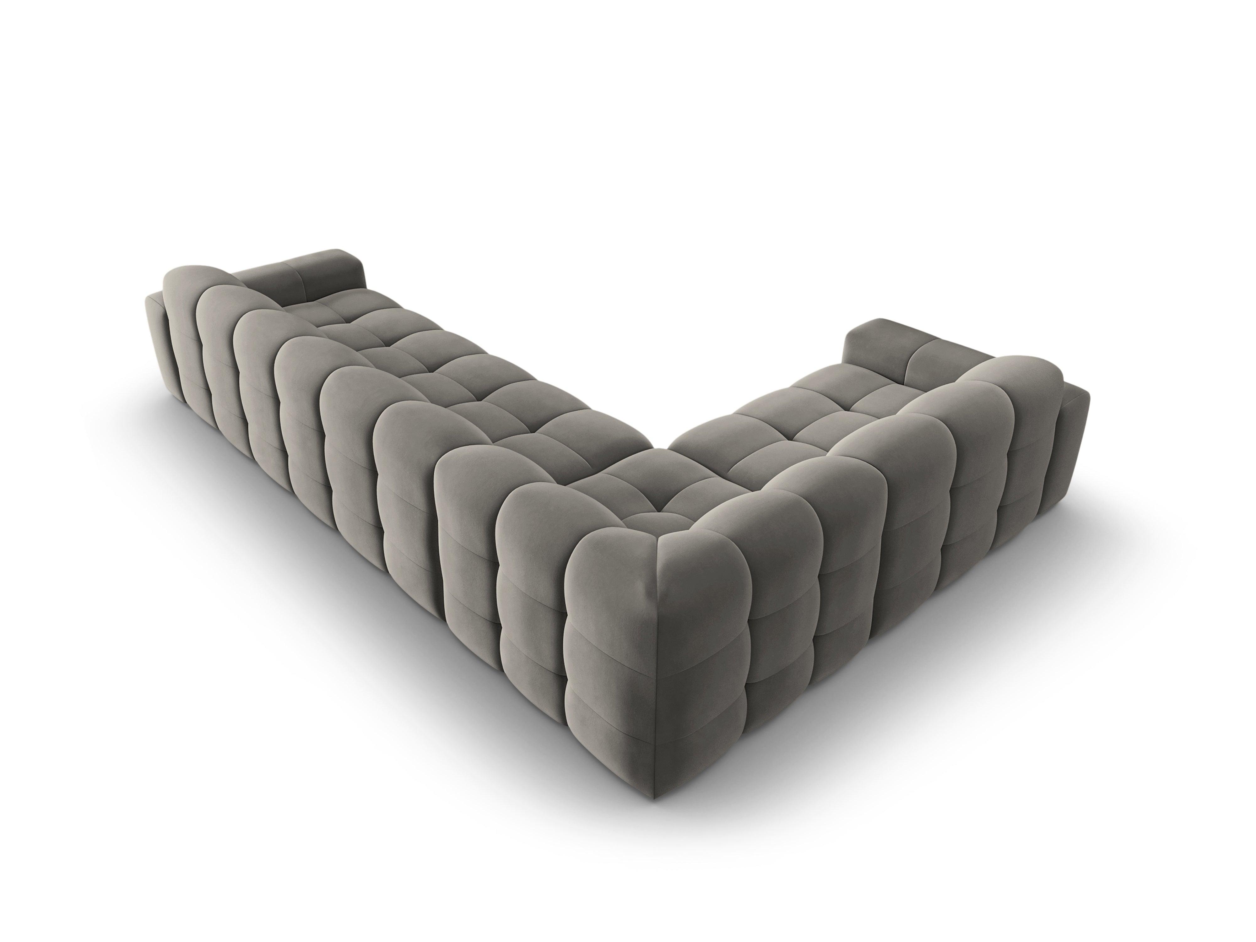 Narożnik lewostronny 6-osobowy KENDAL szary Micadoni    Eye on Design