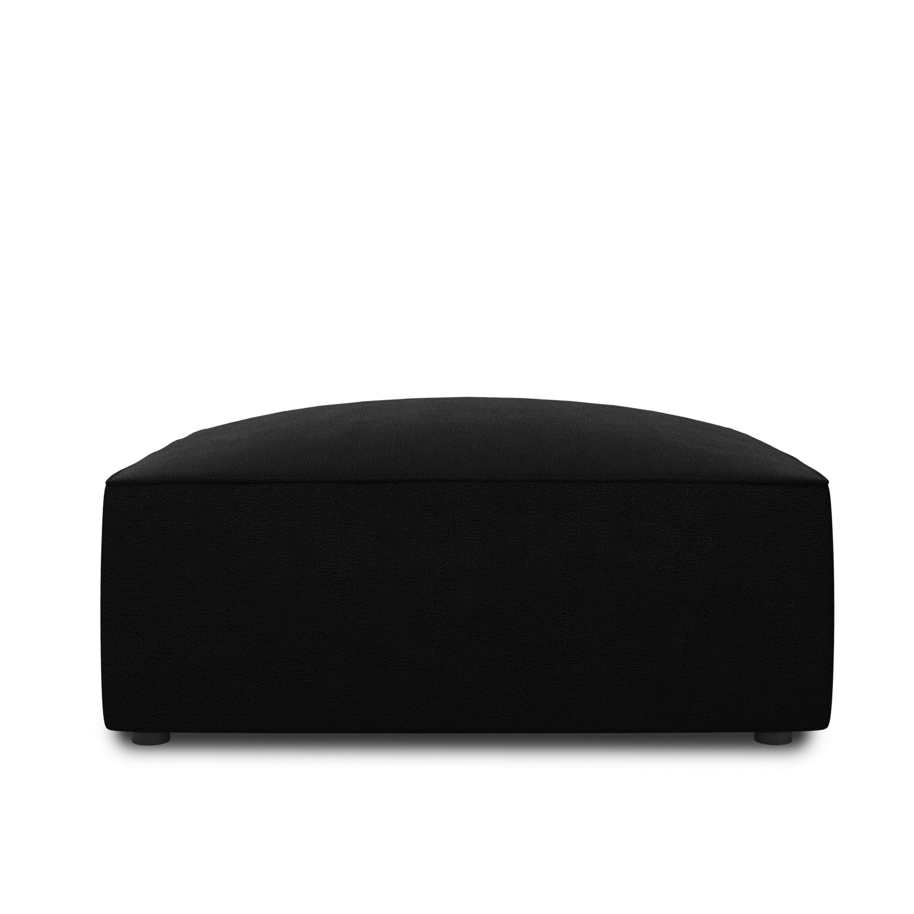 Puf aksamitny RUBY czarny Micadoni    Eye on Design