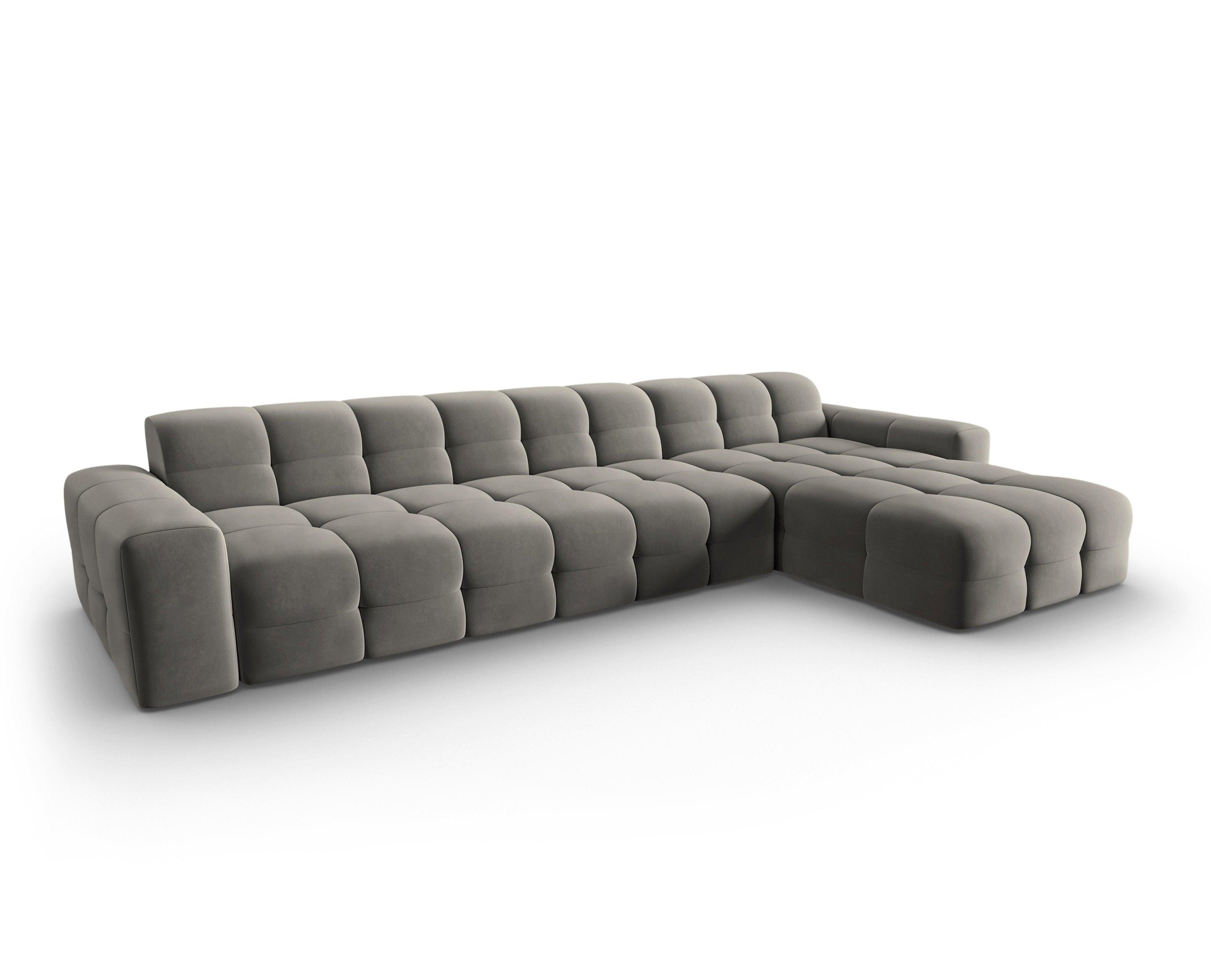 Narożnik prawostronny 5-osobowy KENDAL szary Micadoni    Eye on Design