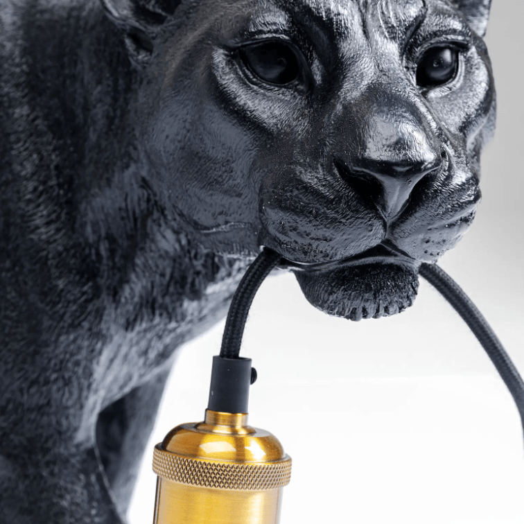 Lampa w kształcie czarnej pantery Kare Design    Eye on Design