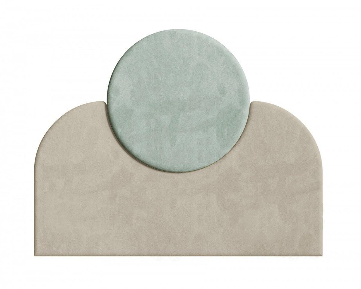 Łóżko tapicerowane SUNSET beżowy z szarym [brak w cenniku] Happy Barok    Eye on Design