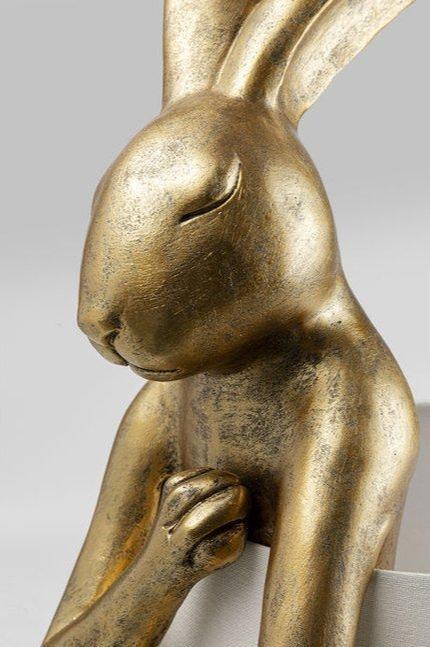 [brak] Lampa stołowa złota w kształcie królika Kare Design    Eye on Design