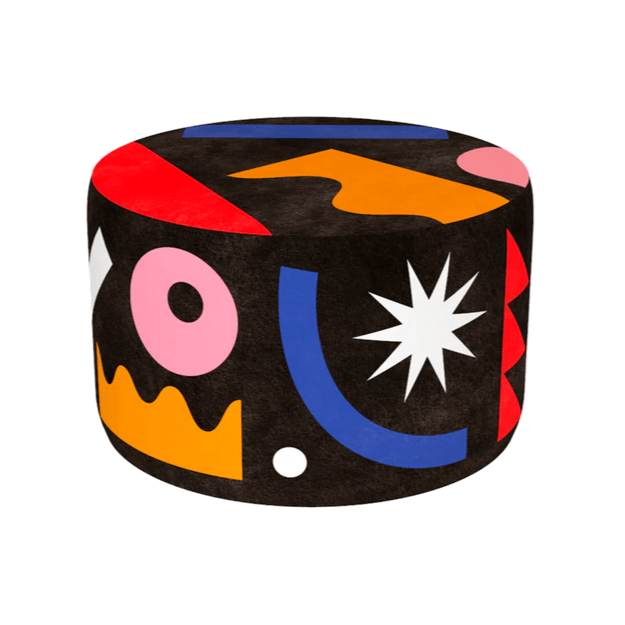 Puf LANDSCAPE czarny Qeeboo    Eye on Design