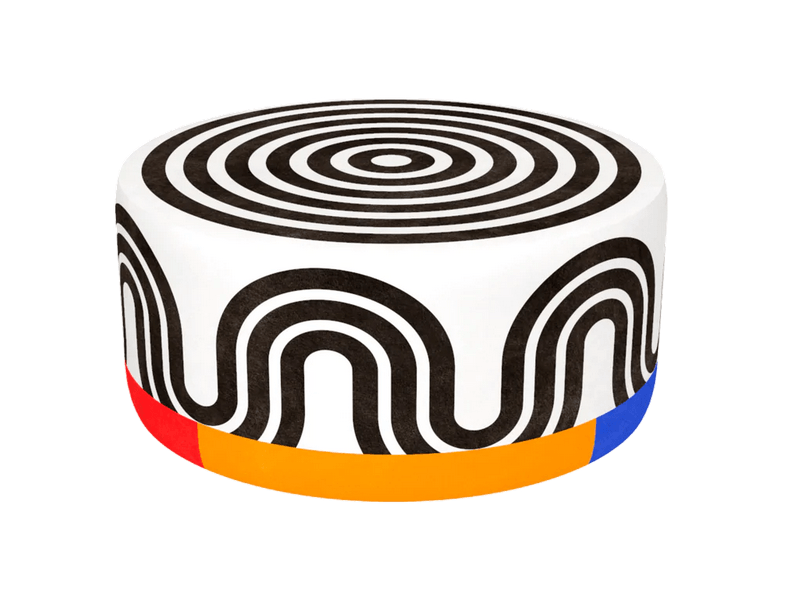 Puf SPYRAL biały Qeeboo    Eye on Design