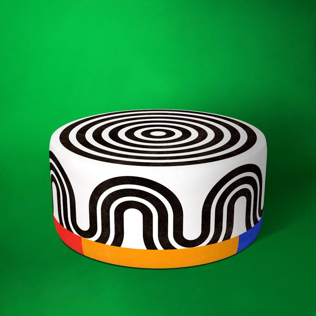 Puf SPYRAL biały Qeeboo    Eye on Design