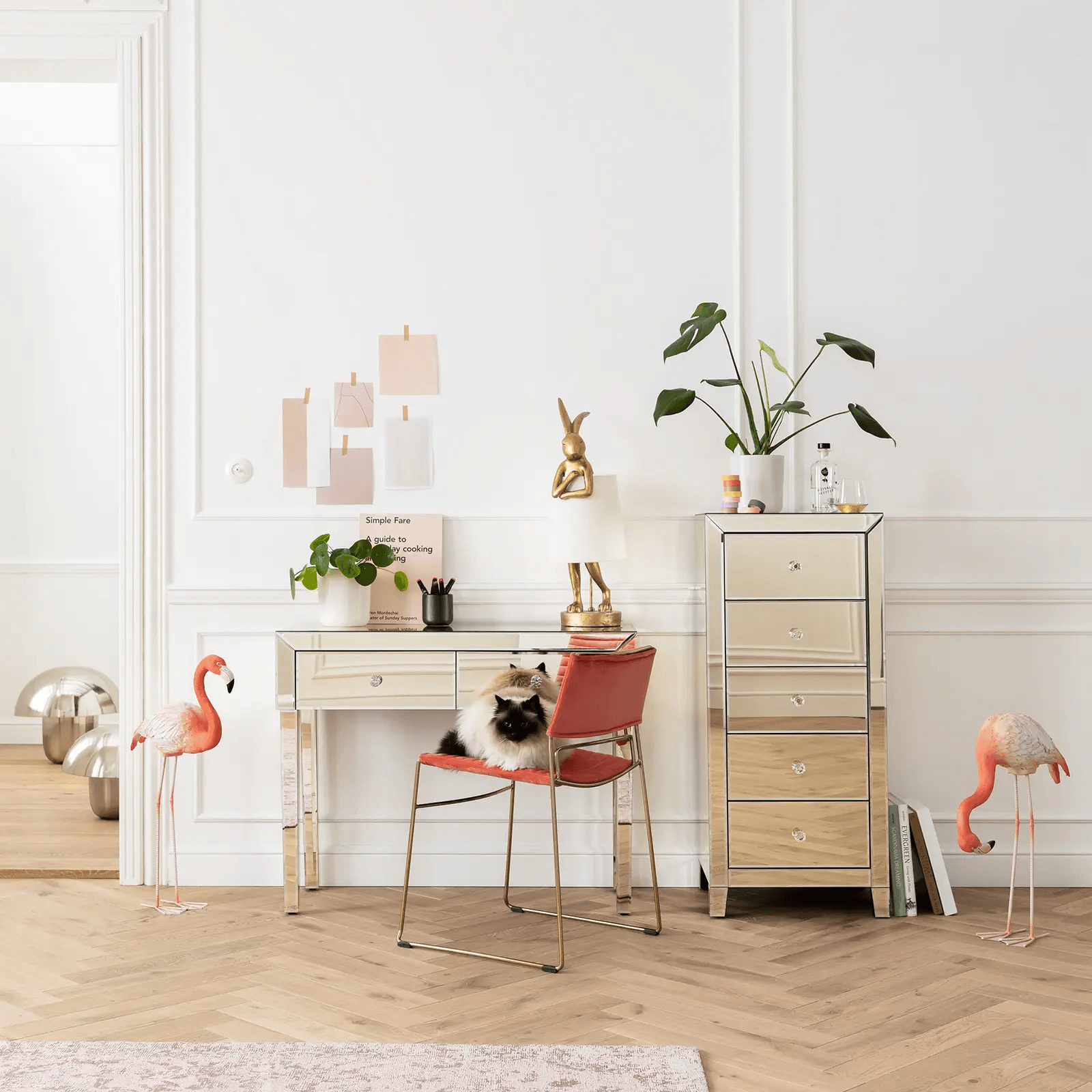 [brak] Lampa stołowa złota w kształcie królika Kare Design    Eye on Design