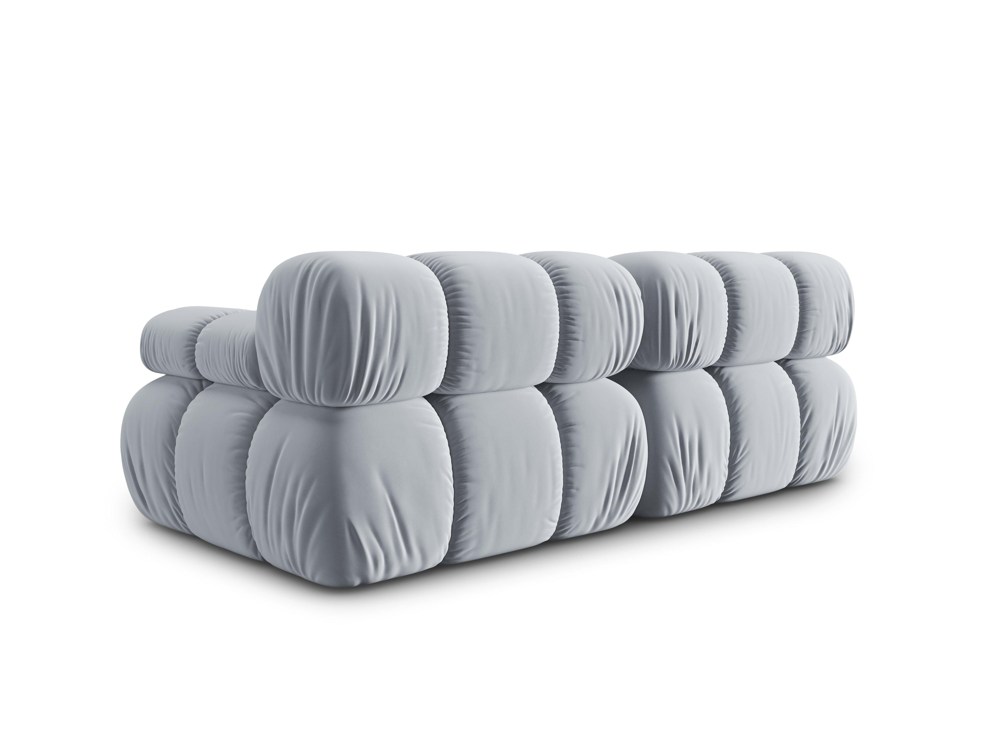 Sofa aksamitna 2-osobowa TROPEA jasnoniebieski Milo Casa    Eye on Design