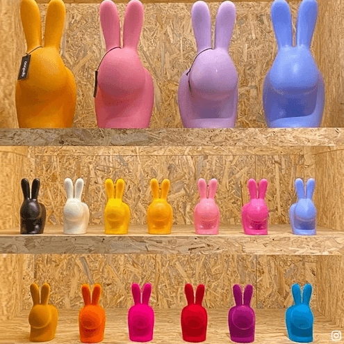 Stoper do drzwi RABBIT fuksja Qeeboo    Eye on Design