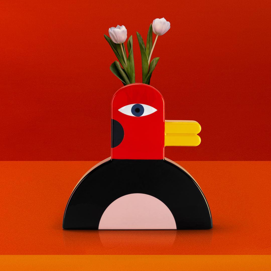 Wazon GIUGGIOLO czarny Qeeboo    Eye on Design